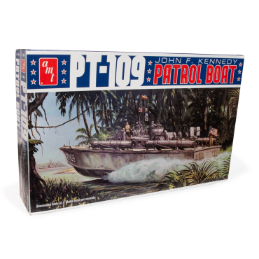 KIT PARA MONTAR AMT PT-109 JOHN F. KENNEDY PATROL BOAT 1/64 AMT 1233